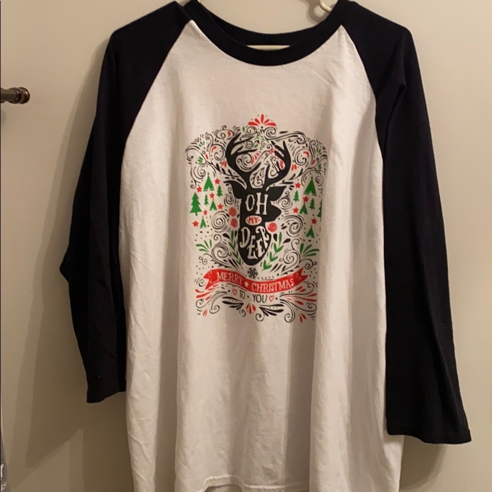 Quarter length Christmas shirt